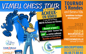VIMEU CHESS TOUR ACHEUX-EN-VIMEU 3ème étape