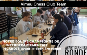 FRESSENNEVILLE 3 - AMIENS 1 Notre équipe championne avant la dernière ronde !!!