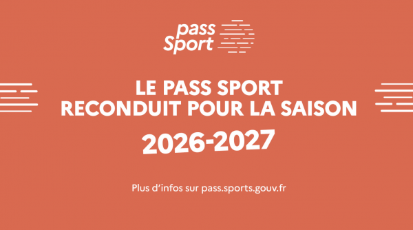 Le Pass Sport reconduit pour la saison 2026-2027